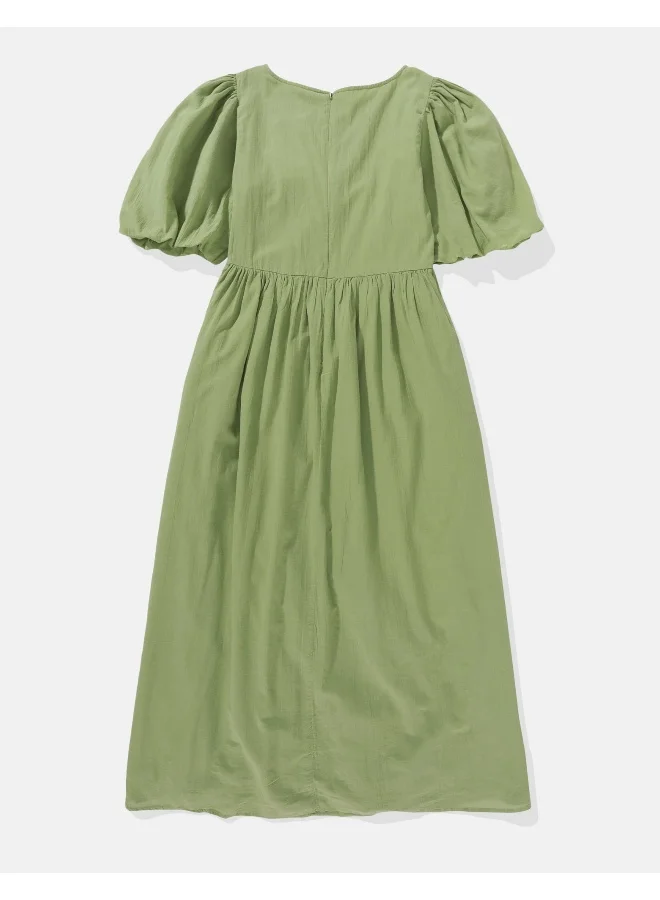 امريكان ايجل Puff Sleeve Maxi Dress