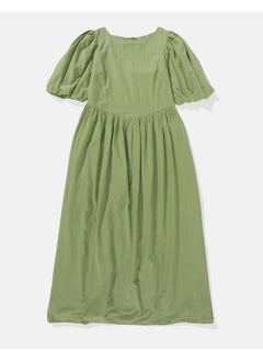 American Eagle AE Puff Sleeve Drop Waist Maxi Dress  - Image 3