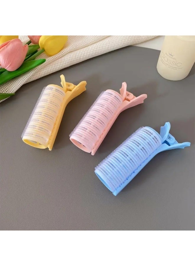4 pcs 2 in 1 Bangs Hair Rollers with Clip Hair Styling Clips Set,Volumizing Hair Clips Root Lifting Clips,Portable Bangs Curler DIY Hair Volume Clip for Fluffy Hairstyles - Image 5