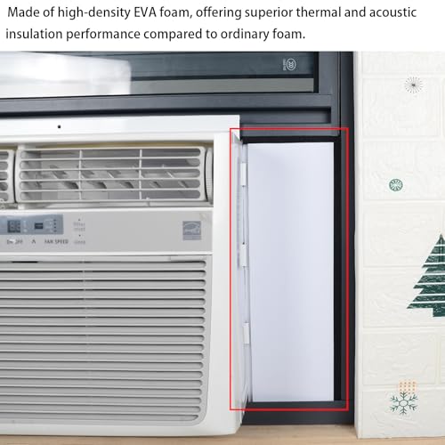 Garpernics Window Air Conditioner Foam Insulation Panels,AC Side Insulating Panel Kit,2 Pack,White, 17in High x 10 in Wide x 1in Thick - Image 5