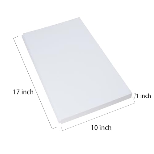 Garpernics Window Air Conditioner Foam Insulation Panels,AC Side Insulating Panel Kit,2 Pack,White, 17in High x 10 in Wide x 1in Thick - Image 2