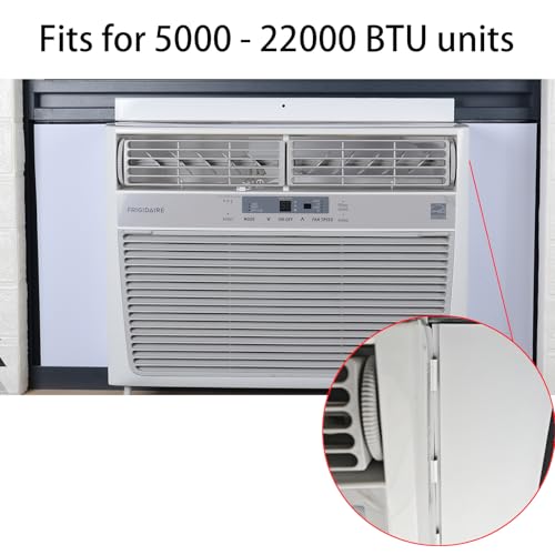 Garpernics Window Air Conditioner Foam Insulation Panels,AC Side Insulating Panel Kit,2 Pack,White, 17in High x 10 in Wide x 1in Thick - Image 4