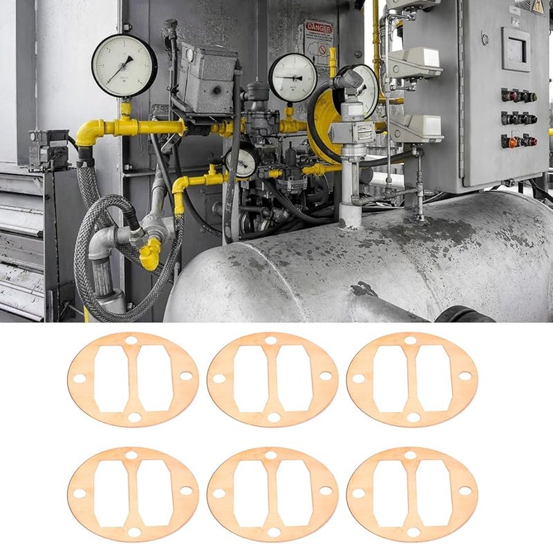 47mm Copper Cylinder Gasket Kit 10Pcs for Air Compressor Pump Head - Image 5