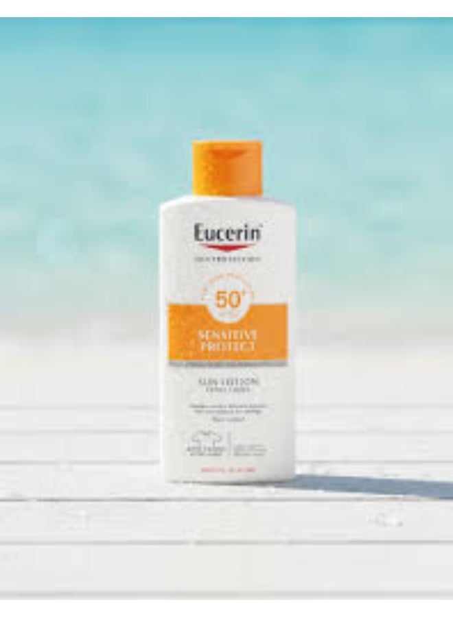 يوسيرين SENSITIVE PROTECT لوشن واقي من الشمس، خفيف للغاية، SPF50+، 400 مل - Image 3