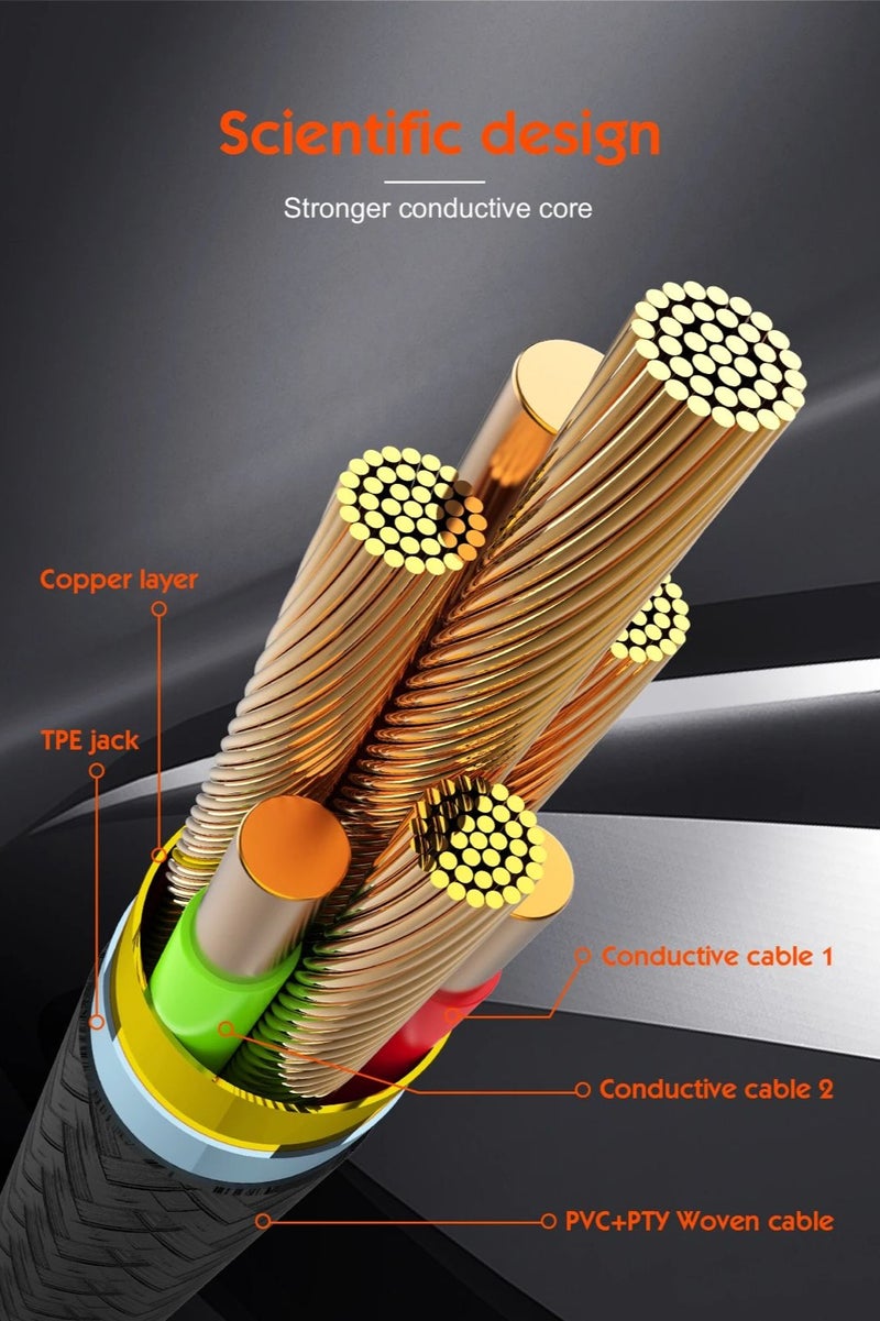 LDNIO Original Charging Cable USB-C to USB-C 1 Meter Long, High Quality, Supports Fast and Safe Charging, and Data Transfer Speed Compatible with All Type-C Devices. - Image 5