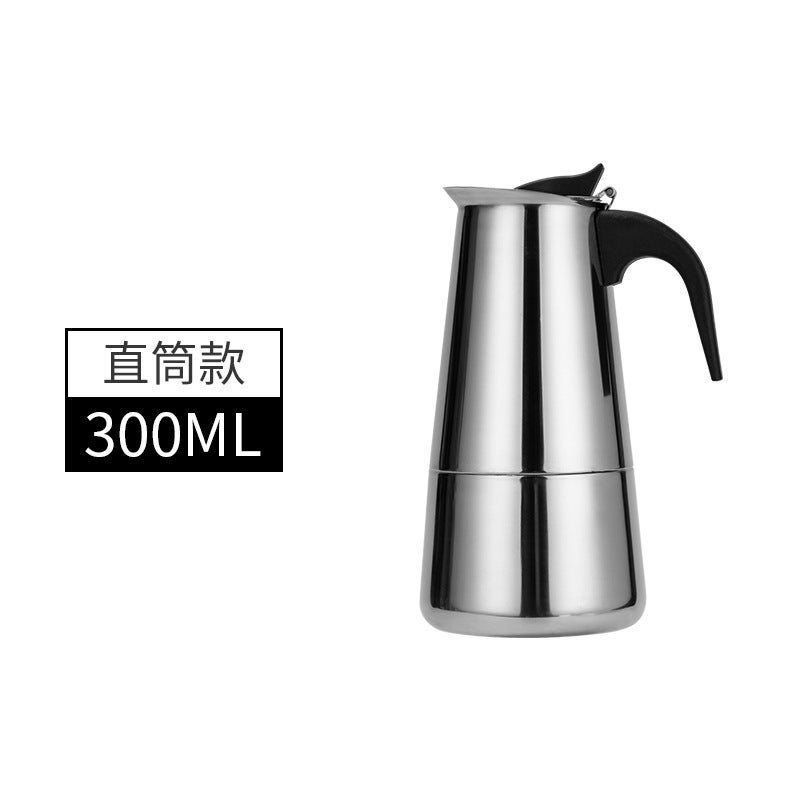 Stainless Steel Coffee Pot Mocha European Espresso French Coffee Pot - Image 1