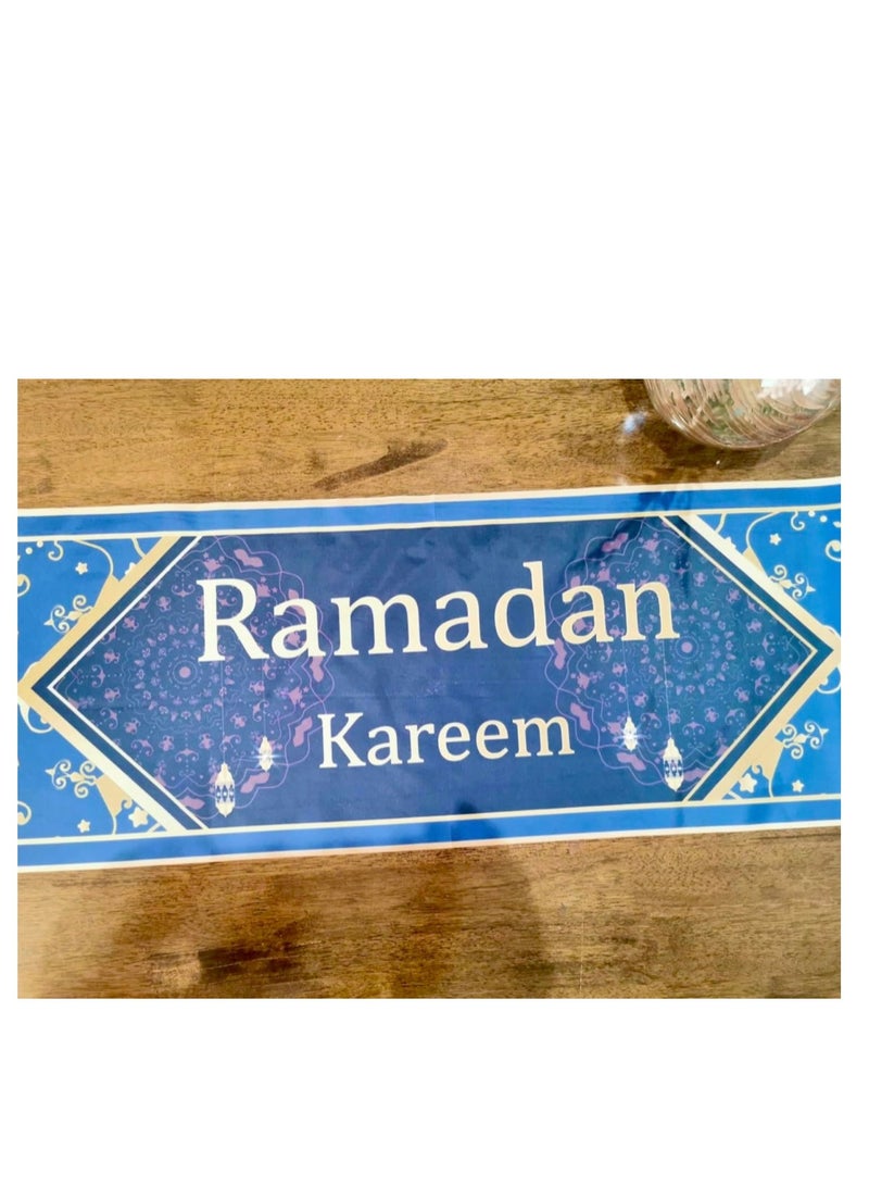 بوكسوودس مفرش طاولة بوليستر مطبوع لزينة رمضان  - Image 4