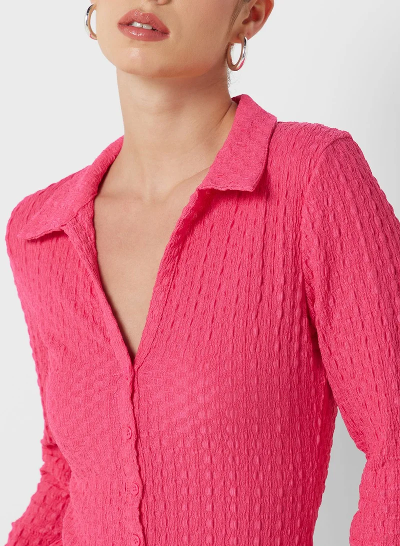 French Connection Textured Top