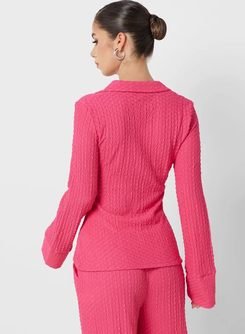 French Connection Textured Top