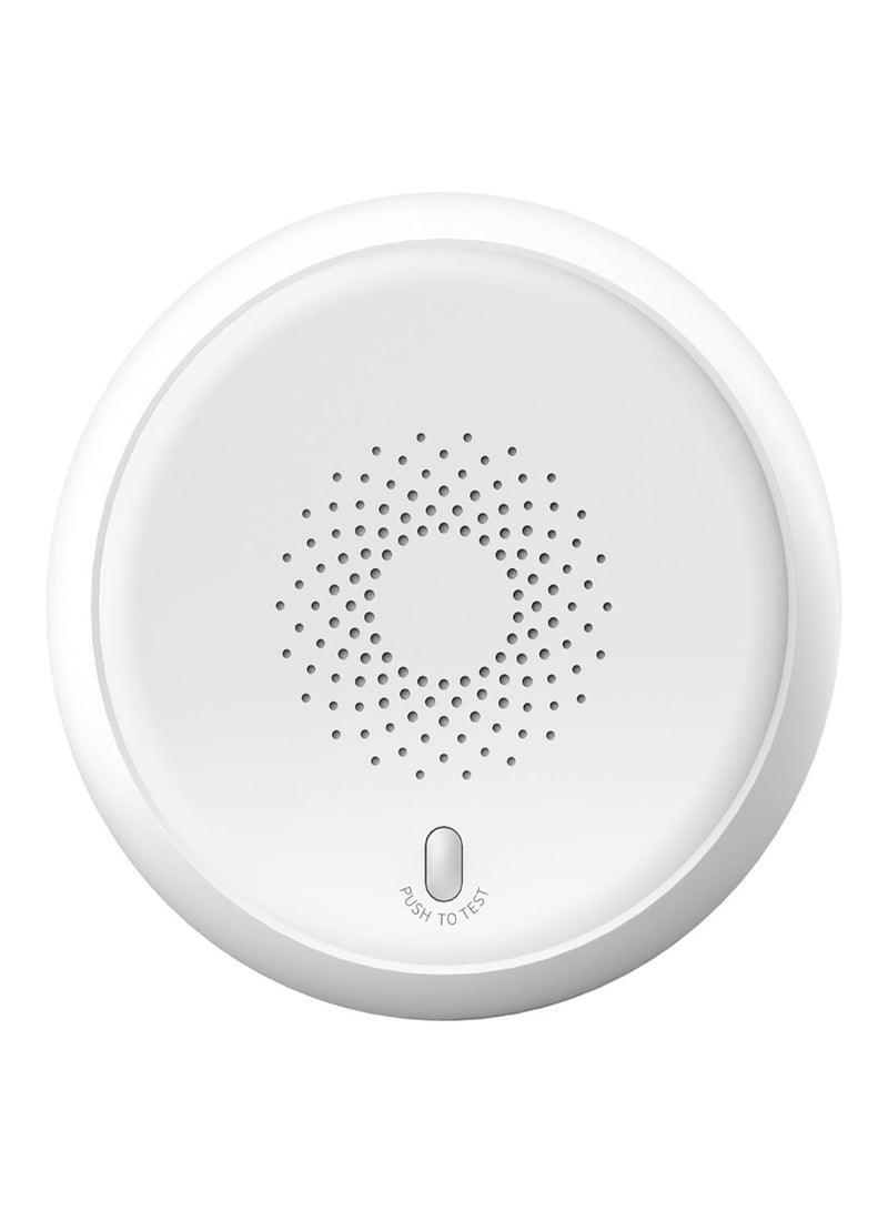 NIBEMINENT Wireless Household Smoke Alarm Sensor White
