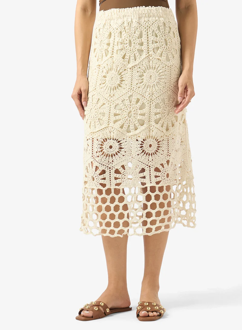 سولايرا Crochet Beach Skirt