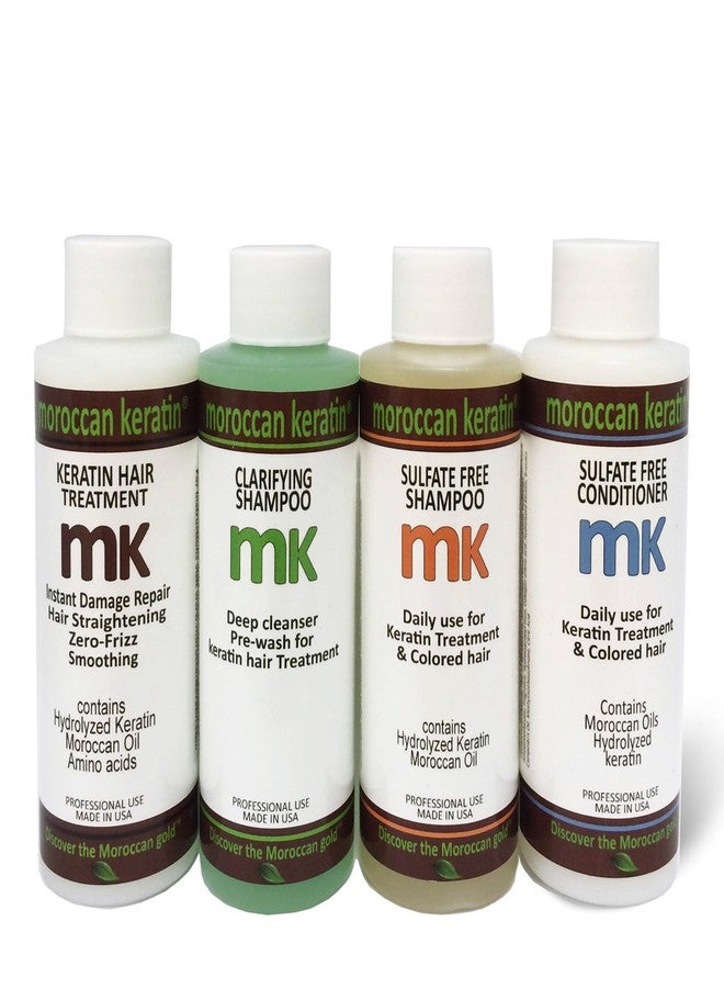 Moroccan Keratin Brazilian Keratin Hair Treatment Blowout Straightening Product Professional Grade Natural Organic Looking Results at Home or Salon - Image 4