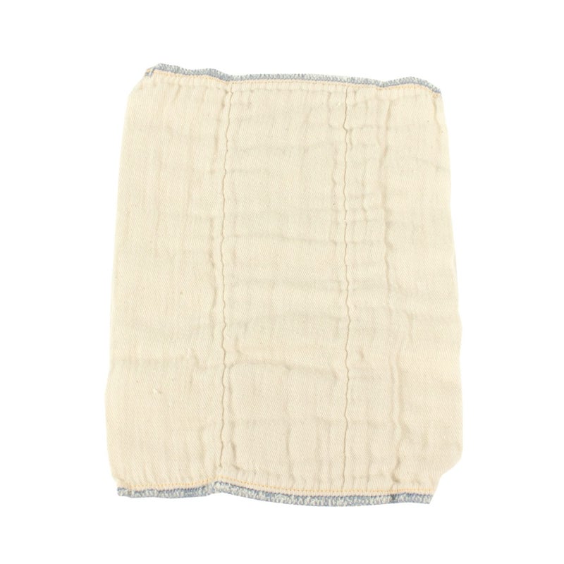 OsoCozy Unbleached Prefold Cloth Diapers by OsoCozy â€“ 100% Cotton, Durable, Soft, Absorbent, Sustainable & Economical - 9.5"x13", Fits 4-10 Lbs. - (Preemie 2x6x2) - Image 2