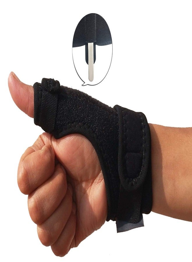Tima Thumb Support Wrist Brace - Adjustable Soft Stabilizer with Metal Splint for Reliable Support - Image 2