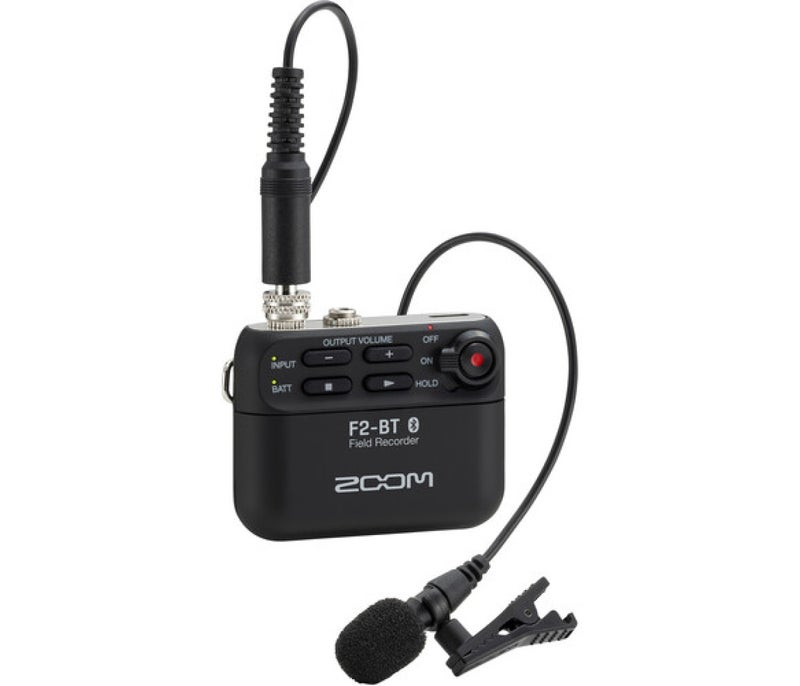 ZOOM Zoom F2-BT/B Field Recorder With Lavalier Microphone And Bluetooth Control - Black - Image 2
