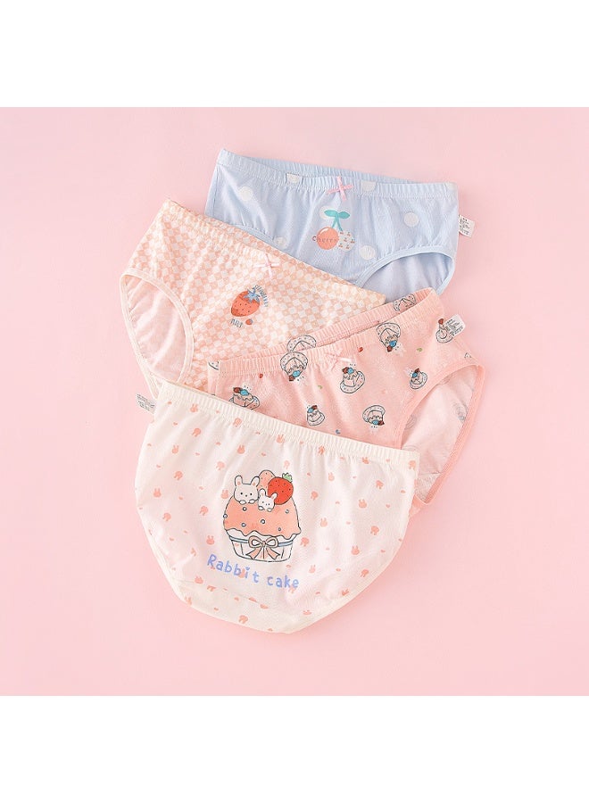 KUYING New Comfortable Skin friendly Breathable Underwear Set 0f 4