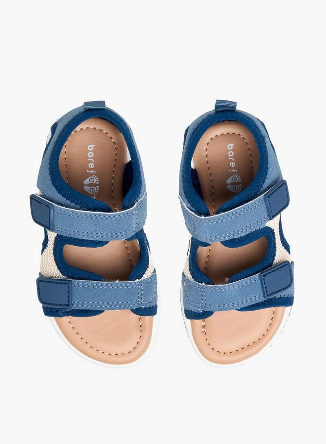 Barefeet Solid Sandals with Hook and Loop Closure - Image 2