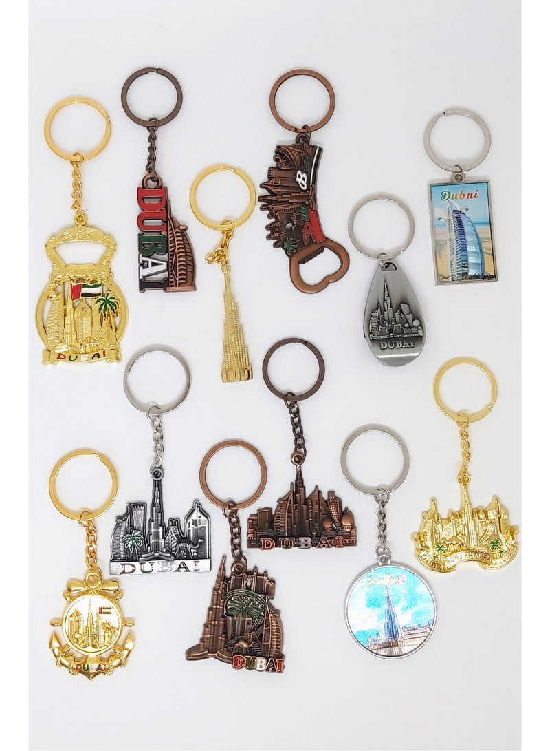 Souvenir Souq Metal Keyring multicolor assorted  12 pcs  # 01 - Image 2