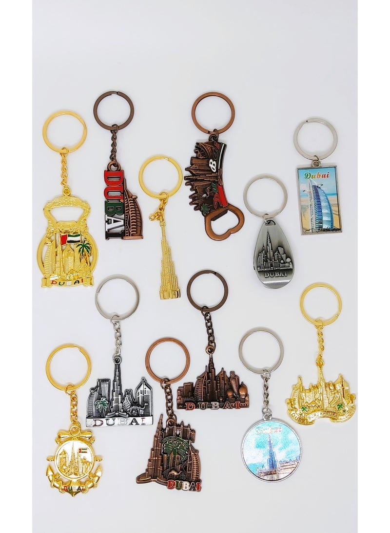 Souvenir Souq Metal Keyring multicolor assorted  12 pcs  # 01 - Image 1