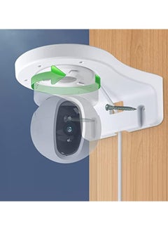 General 2Pack WiFi Wall Mount Bracket for EZVIZ C6 C4 Series IP Camera Easy Installing,Plastic PT Cameras Holder Indoor Security Systems,Support CCTV IP Cameras Cable Management  - Image 3