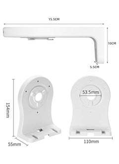 General 2Pack WiFi Wall Mount Bracket for EZVIZ C6 C4 Series IP Camera Easy Installing,Plastic PT Cameras Holder Indoor Security Systems,Support CCTV IP Cameras Cable Management  - Image 5