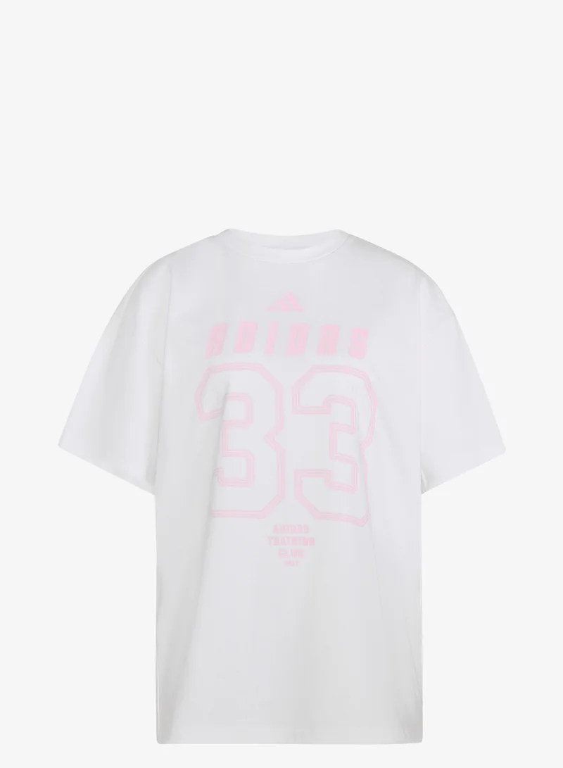 Adidas PrimeLift Essentials Workout Oversized Graphics T-Shirt
