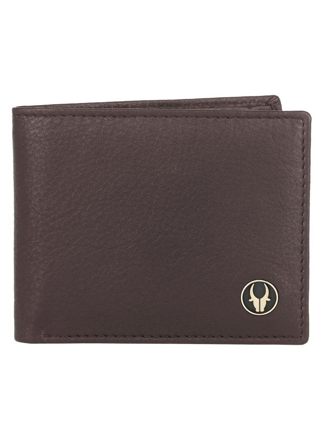 WildHorn RFID Protected Leather Wallet for Men I 2 Currency Compartment I 6 Card Slots I 1 Coin Pocket (Brown) - Image 3