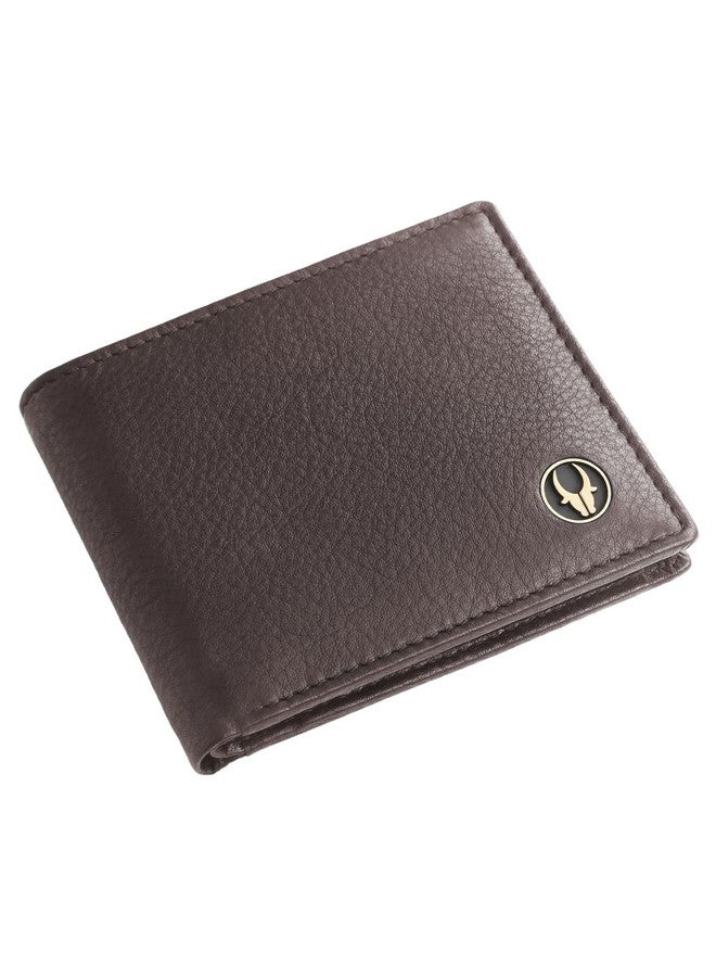 WildHorn RFID Protected Leather Wallet for Men I 2 Currency Compartment I 6 Card Slots I 1 Coin Pocket (Brown) - Image 2