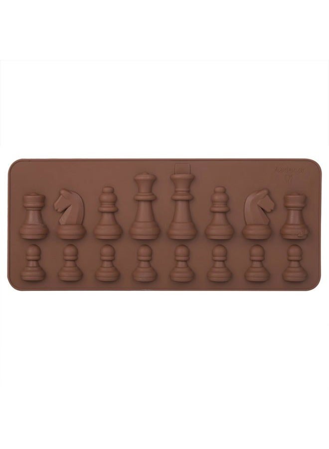 Garosa Silicone Chess Piece Chocolate Candy , International Chess Silicone Casting Fondant DIY Candy Cake Topper - Image 1