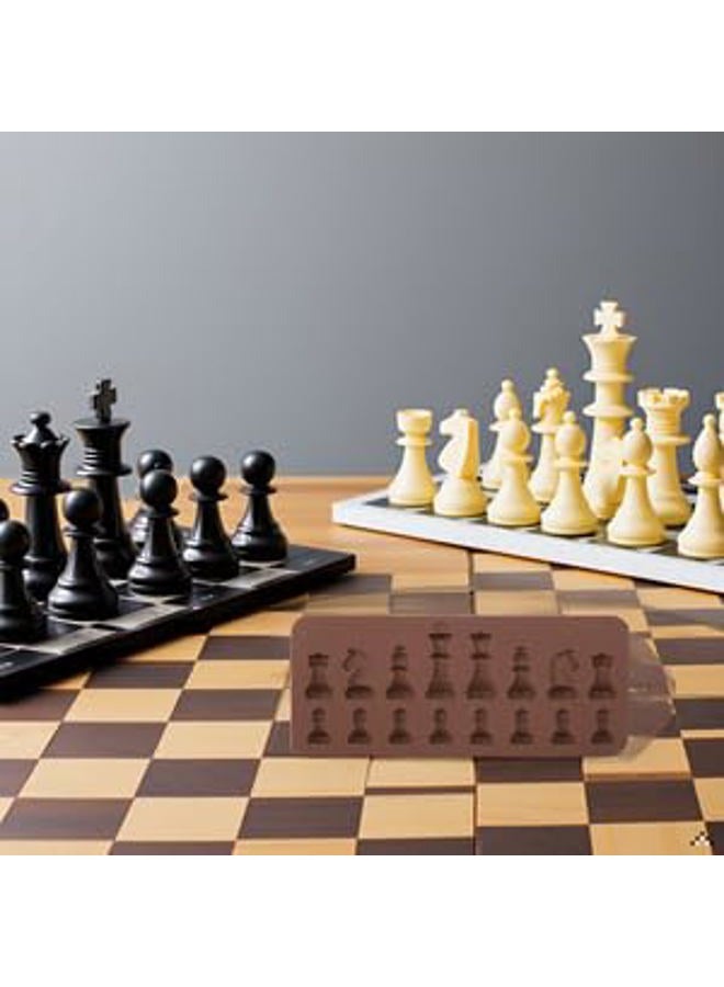 Garosa Silicone Chess Piece Chocolate Candy , International Chess Silicone Casting Fondant DIY Candy Cake Topper - Image 2