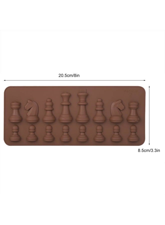Garosa Silicone Chess Piece Chocolate Candy , International Chess Silicone Casting Fondant DIY Candy Cake Topper - Image 3