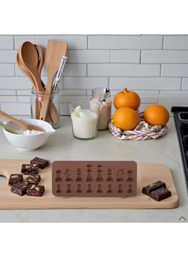 Garosa Silicone Chess Piece Chocolate Candy , International Chess Silicone Casting Fondant DIY Candy Cake Topper - Image 5
