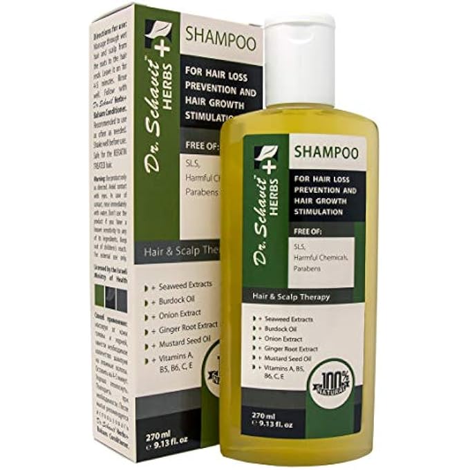 DR. SCHAVIT HERBS+ HERBAL SHAMPOO FOR HAIR LOSS PREVENTION AND HAIR GROWTH STIMULATION 9.13 FL.OZ - Image 1