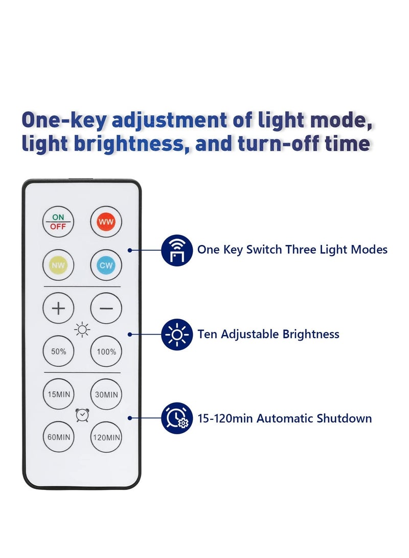 SYOSI Cabinet Lights 3 Pack with Remote Wireless LED Under Cabinet Lights Under Cabinet Lights for Kitchen Battery Powered Lights for Closet - Image 3