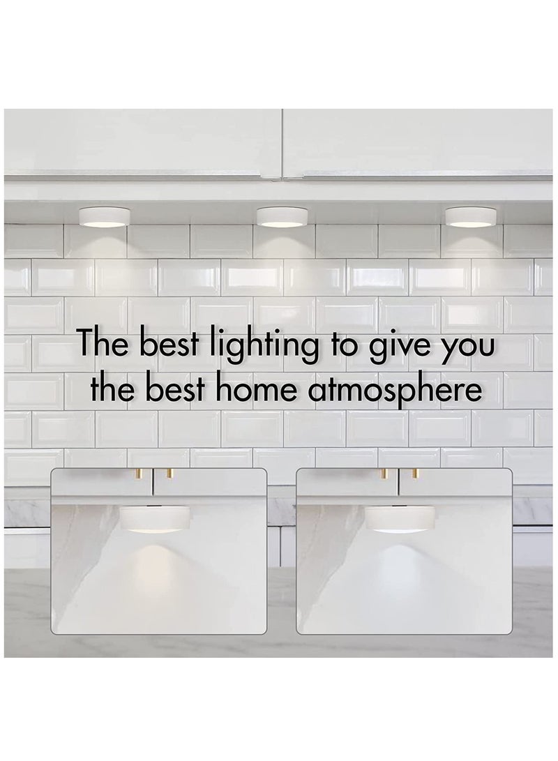 SYOSI Cabinet Lights 3 Pack with Remote Wireless LED Under Cabinet Lights Under Cabinet Lights for Kitchen Battery Powered Lights for Closet - Image 5