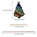 Aviski 96Pcs Christmas Tree Scratch Paper Rainbow Color Scratch Ornaments Christmas Decorations Hanging Craft Art Kits with Wooden Stick and Ribbon for Kids Christmas Winter Party Favors - Image 4