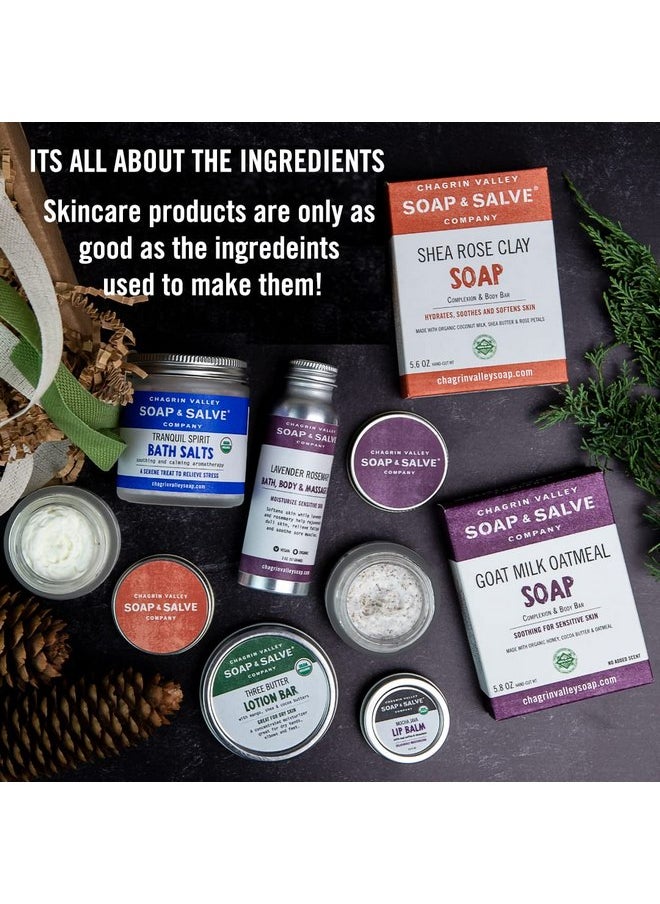صابون ومرطب شاجرين فالي - صابون الأطفال من Chagrin Valley Soap & Salve - صابون الأطفال المصنوع من الشوفان والعسل وحليب الماعز - غير معطر ومرطب - للبشرة الجافة والحساسة للأطفال المصابين بالإكزيما - 3.5 أونصة - صابون شامبو وغسول للجسم عضوي - Image 1