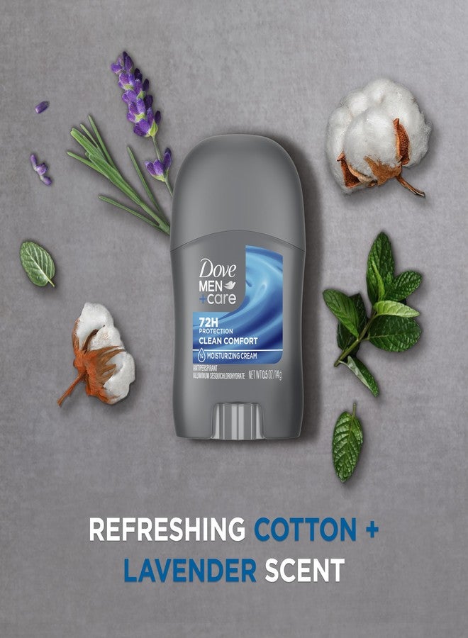 Dove Men+Care Antiperspirant Deodorant Stick Clean Comfort Pack of 36 72-Hour Sweat & Odor Protection Antiperspirant for Men With 1/4 Moisturizing Cream 0.5 oz - Image 4