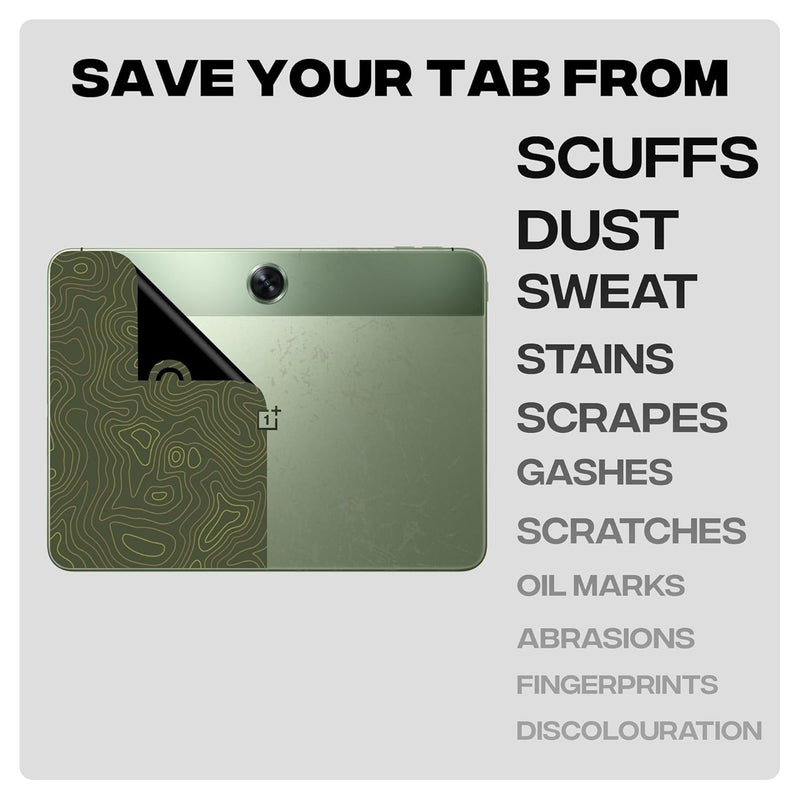 Capes أغطية تابلت لجهاز OnePlus Pad Go | فيلم واقي فائق النحافة | ملصق فينيل مضاد للخدش | ليس غلاف/غطاء (تضاريس، جلد خلفي) - Image 3
