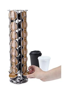 بلومنغ تايم 24 Capsule Coffee Pod Stand Rack for Nescafe Dolce Gusto, Silver  - Image 2