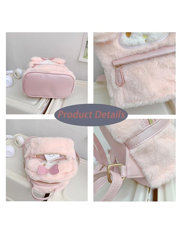 SUNSAR Cute plush backpacks, Kawaii Anime Cartoon Design, Fashion Multifunction Women's shoulder bag, outdoor Casual adult backpacks  - Image 3