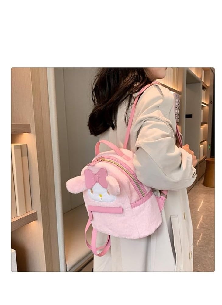 SUNSAR Cute plush backpacks, Kawaii Anime Cartoon Design, Fashion Multifunction Women's shoulder bag, outdoor Casual adult backpacks  - Image 4