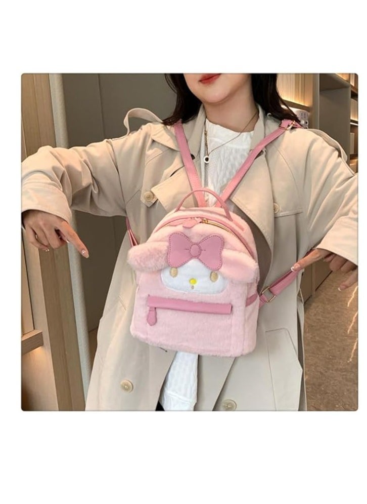 SUNSAR Cute plush backpacks, Kawaii Anime Cartoon Design, Fashion Multifunction Women's shoulder bag, outdoor Casual adult backpacks  - Image 5