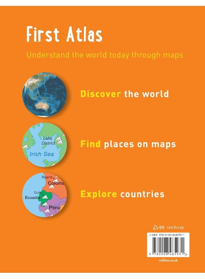 Collins First Atlas: Ideal for learning at school and at home - Image 2