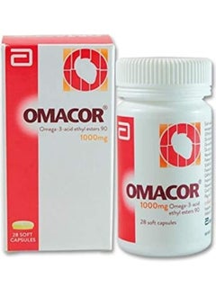 OMACOR 1000 Mg Omega 3 Acid Capsules 28 Count 
