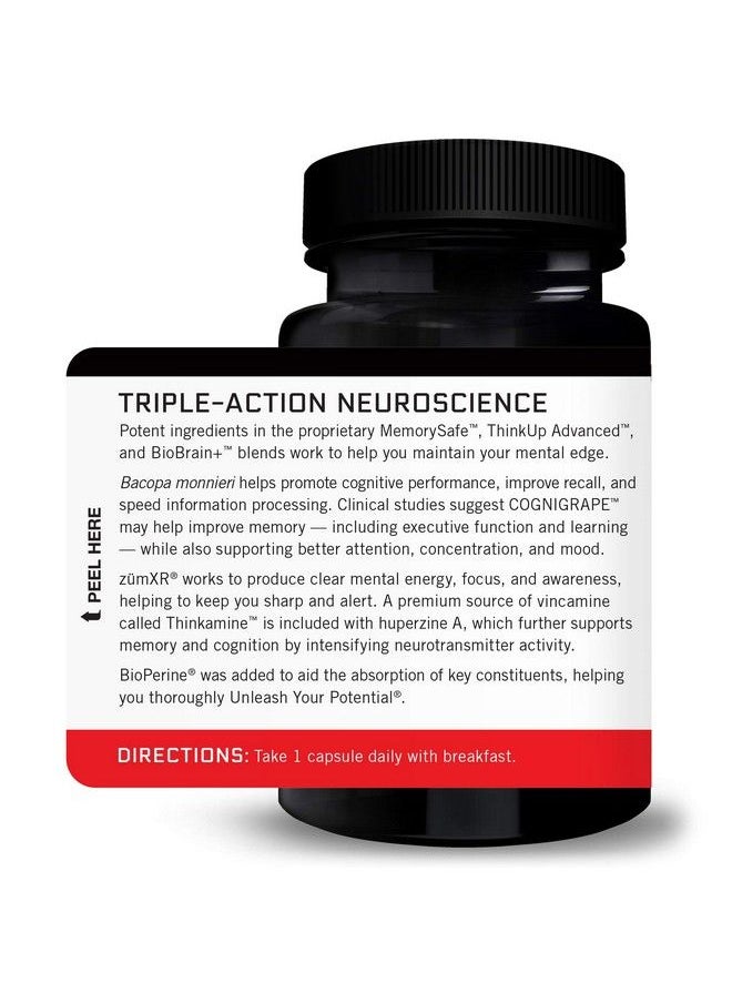 Force Factor - Forebrain Nootropic Brain Supplement To Improve Memory Boost Focus Increase Mental Energy And Support Brain Health With Caffeine Bacopa And Huperzine A Force Factor 30 Capsules - Image 1