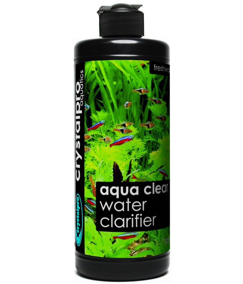 Crystalpro Water Clarifier 16.9 Oz - Aqua Clear Treats 2650 Gallons - Clear Cloudy Fish Tank Water - for Freshwater Aquariums and Fish Ponds -Fish Tank Cleaner- Use with Aquarium Filter - Image 1