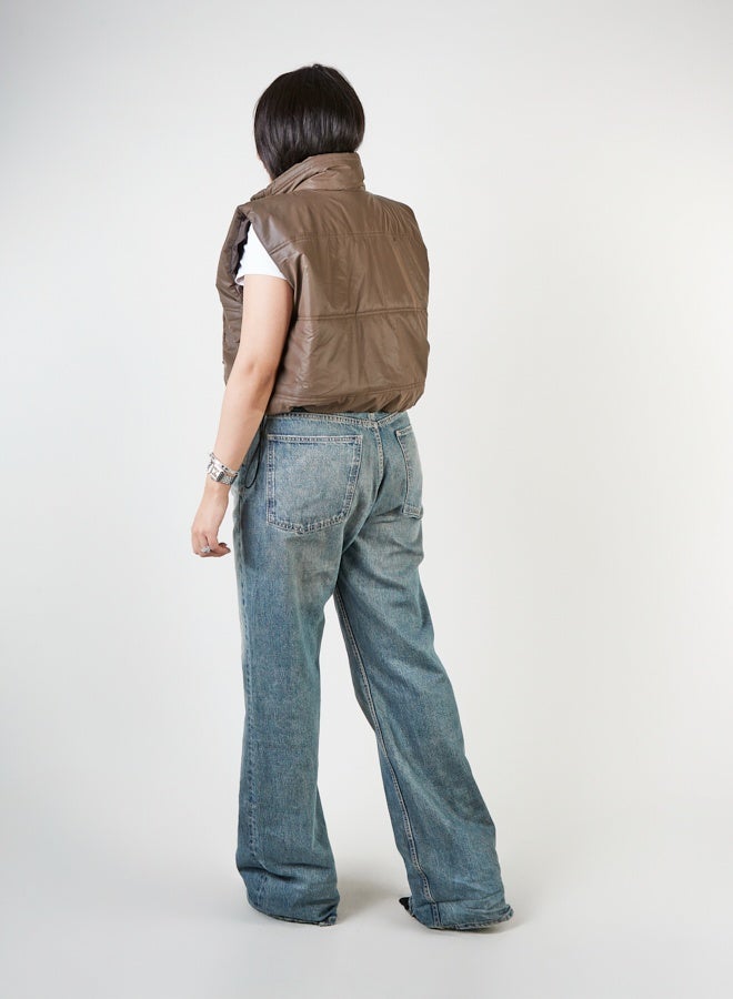 Women's leather vest - Image 3