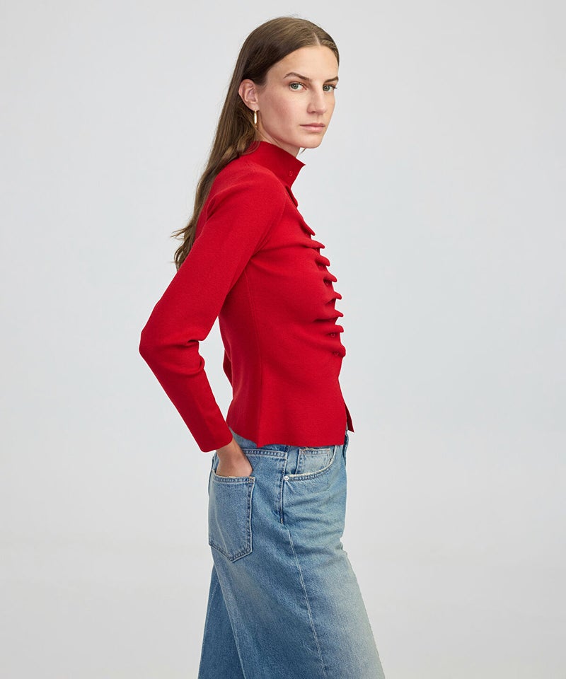 Ipekyol Asymmetric Knit Top - Image 3
