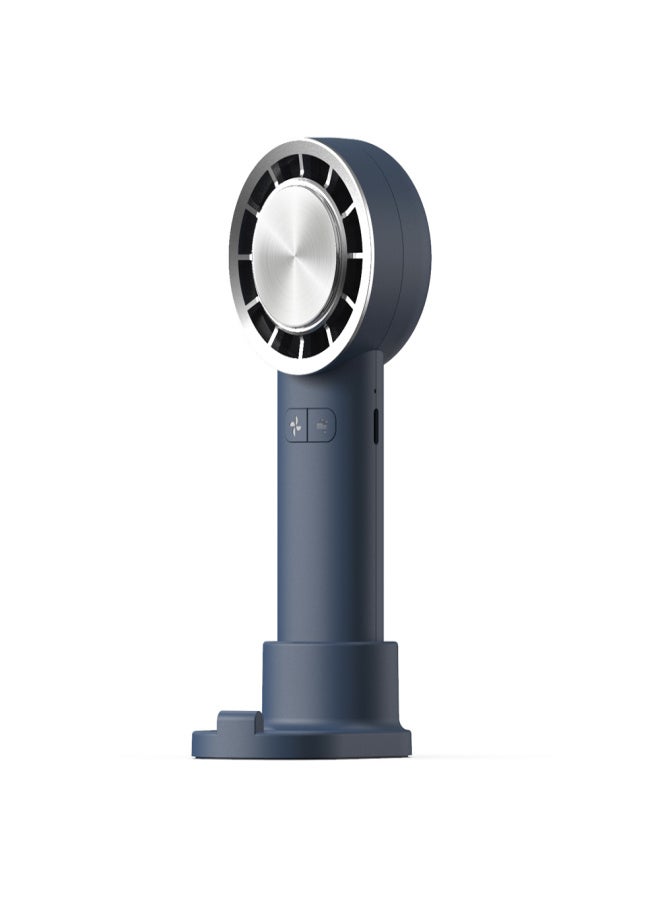 Handheld Fan Portable Electric Cold Compress Cooling Fan USB Rechargeable Desk Table Fan with 3 Adjustable Wind Speed Phone Holder for Home Office Travel Use - Image 1
